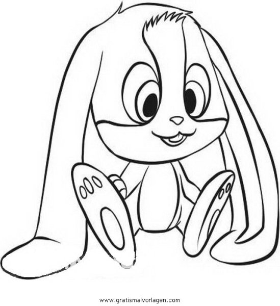 Зайчик Шнуфель раскраска