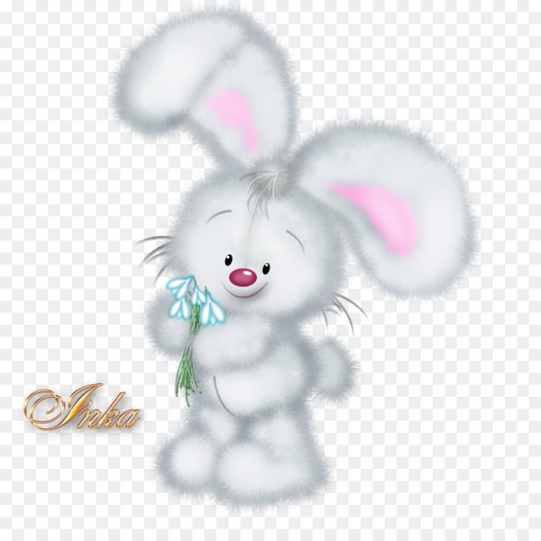 Изображение пушистый Зайка для детей