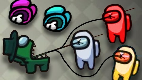 Among us с языком