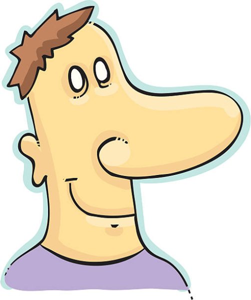 Стикеры с длинным носом