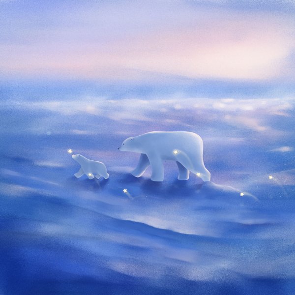 Белая Медведица на небе