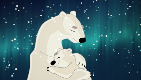 Мишки на севере картина