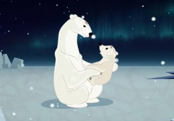 Северное сияние рисунок