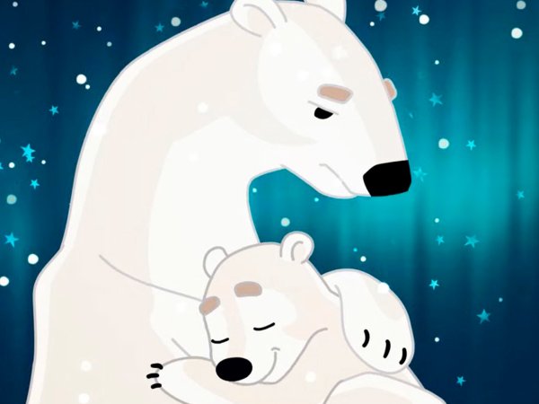 Белый медведь Умка мультфильм