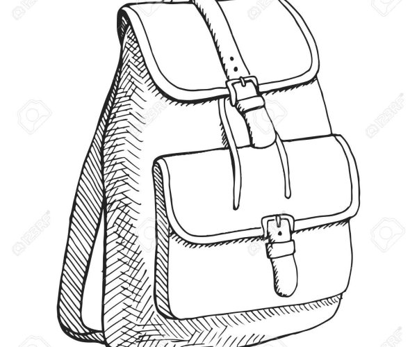 Рюкзак раскраска