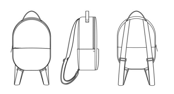 Рюкзак раскраска