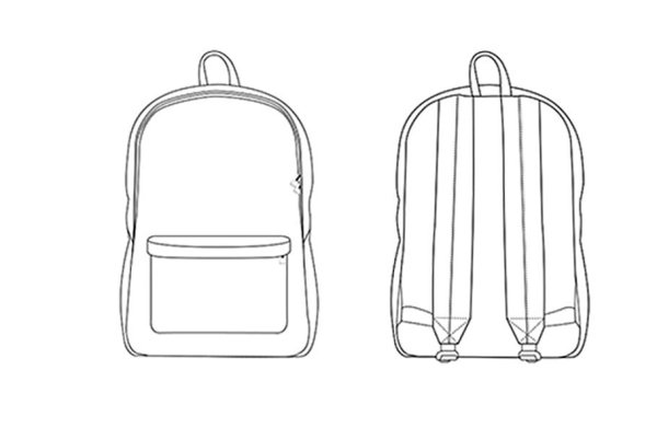 Рюкзак трафарет