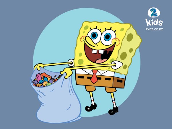 Губка Боб веселый