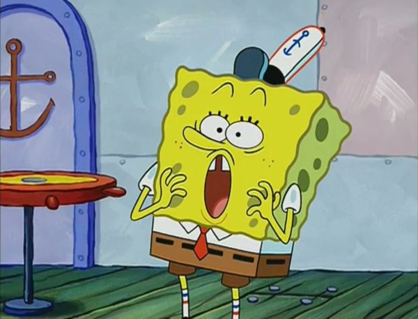 Кадры из губки Боба