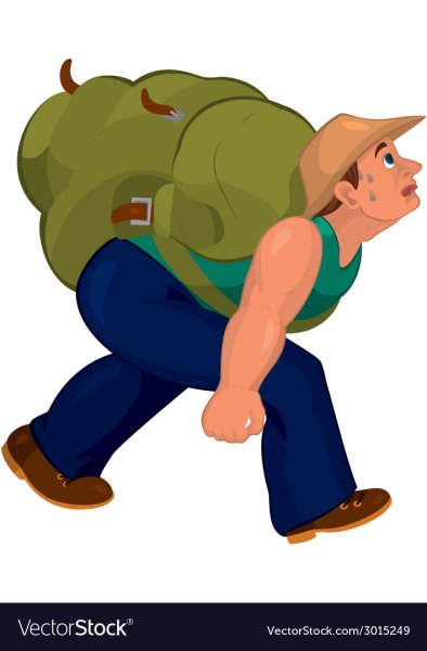 Туристы мультяшные