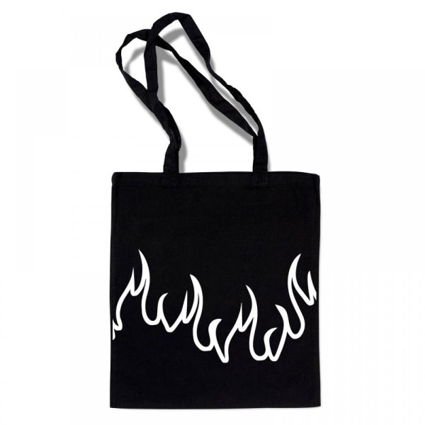 Шоппер из ткани с принтом