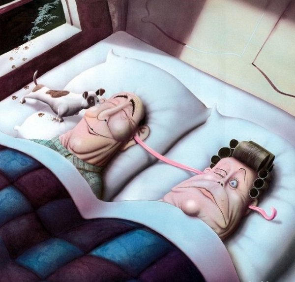 Сон карикатура