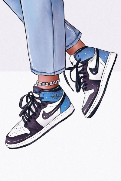 Кроссовки рисунок