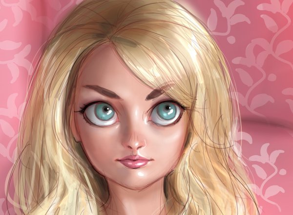 Девочка принцесса на белом фоне