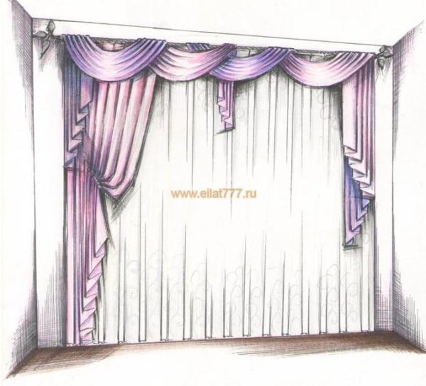 Эскизы штор