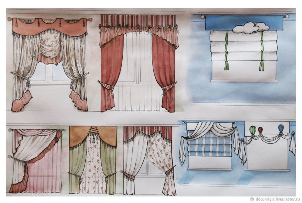 Шторы в перспективе
