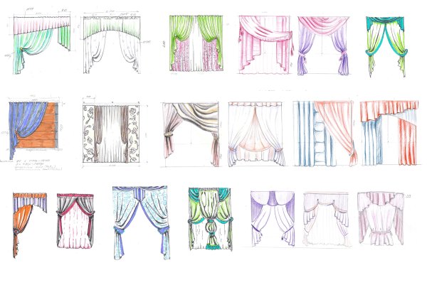 Набросок штор