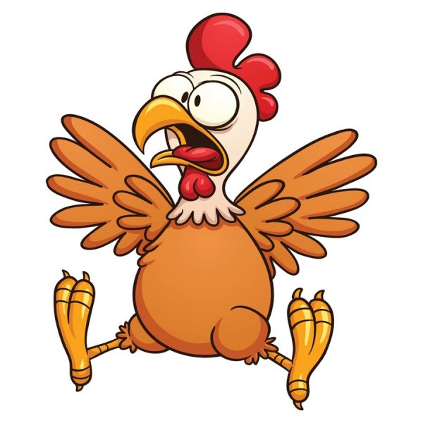 Веселая курица