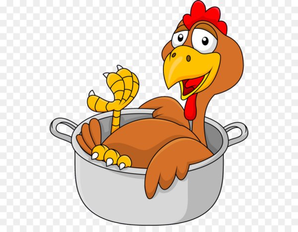 Курица мультяшная