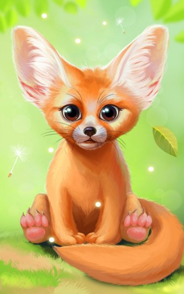 Фенек мультяшный