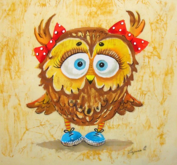 Совенок мультяшный