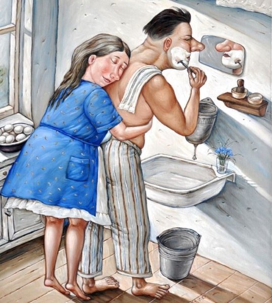 Картина мужчине с намеком