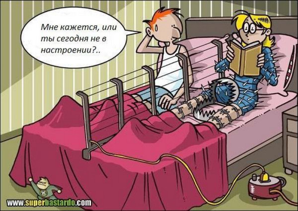 Карикатуры на мужчин и женщин