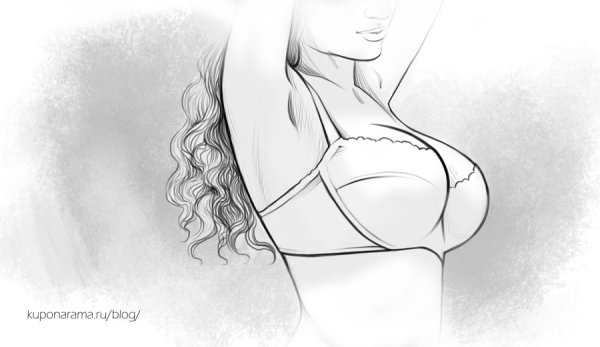 Грудь рисунок