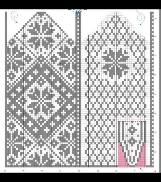 Жаккард для варежек