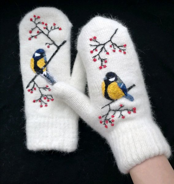 Варежки жаккард 2020г