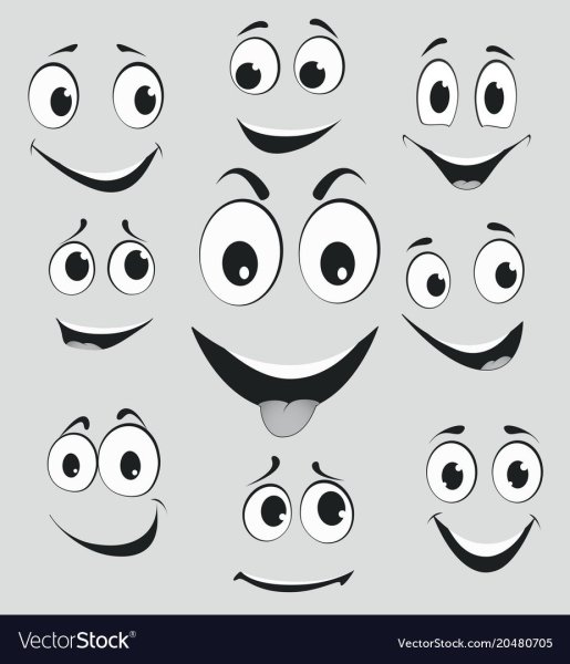 Мультяшное лицо