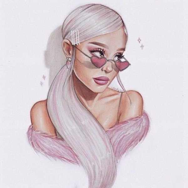 Фэшн портрет карандашом