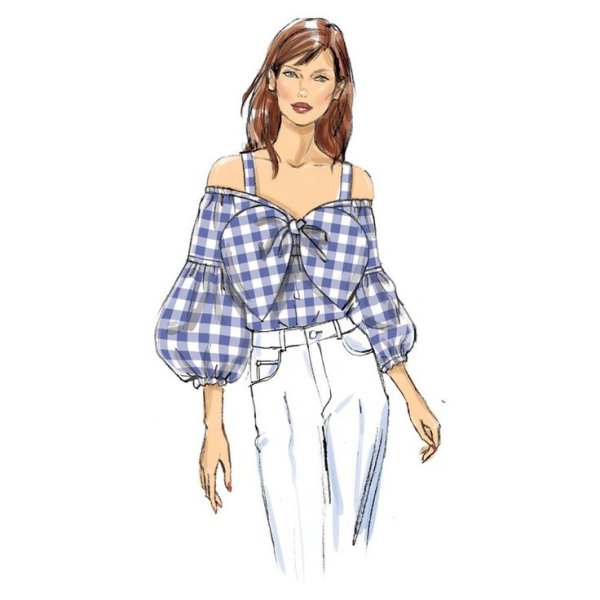 Блузка набросок