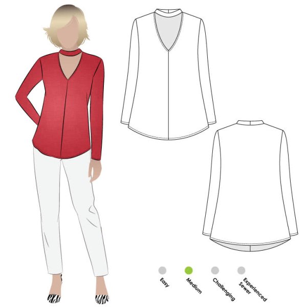 Моделирование женской блузки