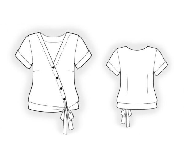 Блузка шаблон