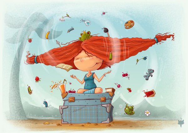 Иллюстрация позитивные мысли