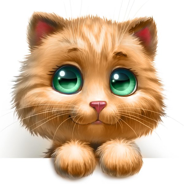 Котик мультяшка