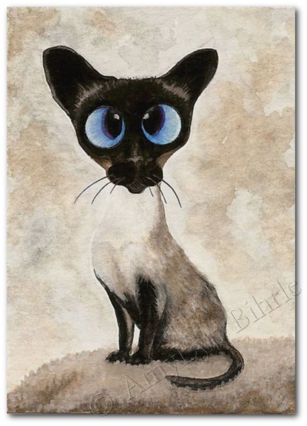 Сиамские коты черные