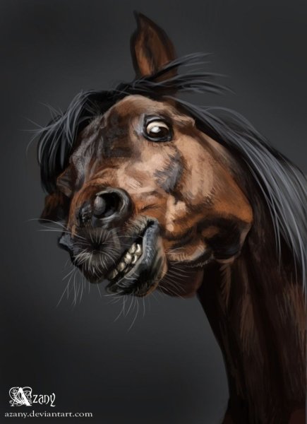 Лошадь арт
