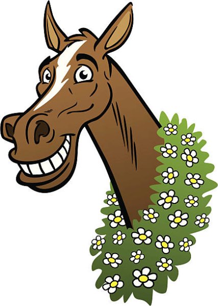 Голова коня сказочный