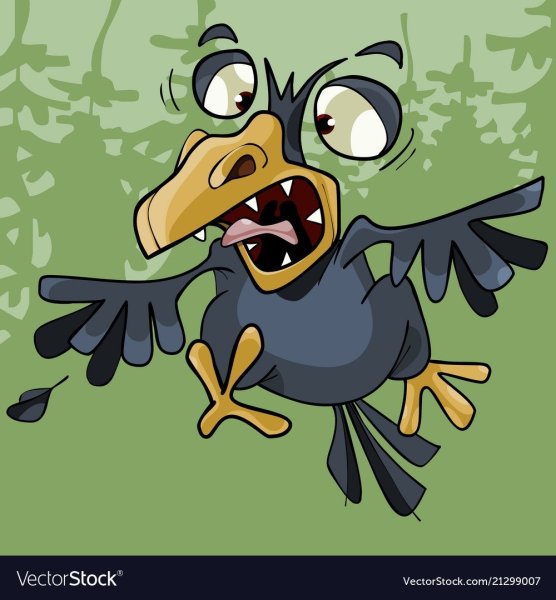 Смешной ворон