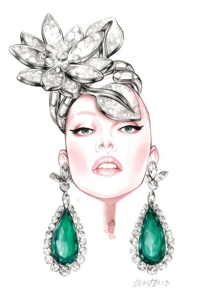 Скетч украшения