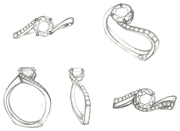 Эскизы ювелирных изделий