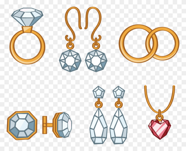 Ювелирные украшения векторные