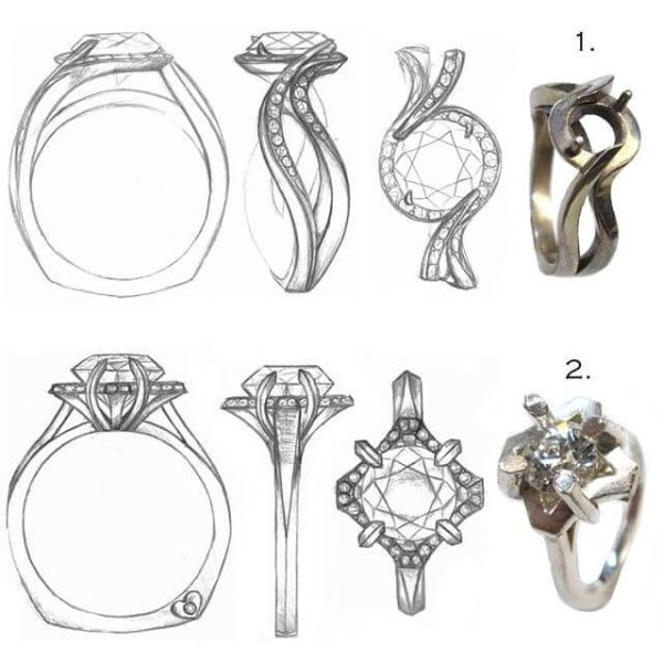 Эскизы ювелирных украшений