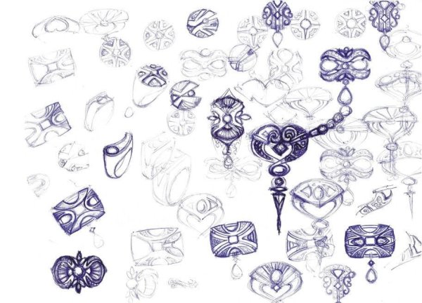 Эскизы бижутерии