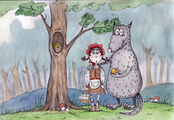 Карикатура по сказкам