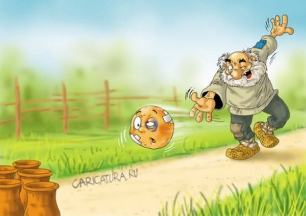 Колобок карикатура