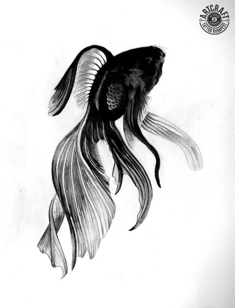 Тату рыбки эскизы