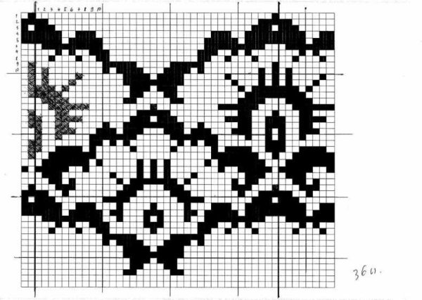 Жаккард интарсия цветные узоры